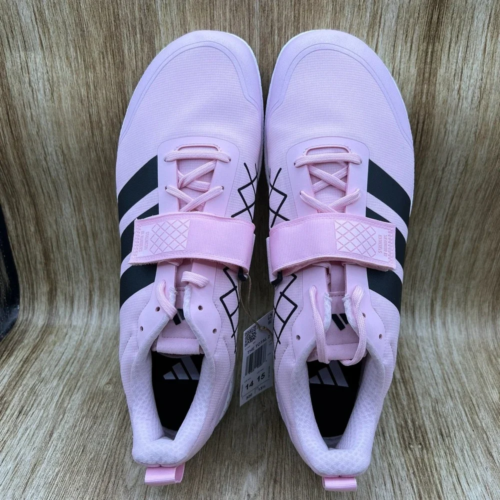 Adidas The Total 2 Weightlifting Shoes Men's‎ 14 Pink Crossfit Training JP9869